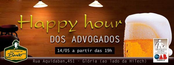 Comiss�o do Jovem Advogado da OAB Joinville realiza Happy Hour