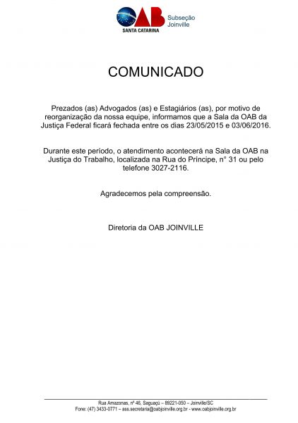 Comunicado 
