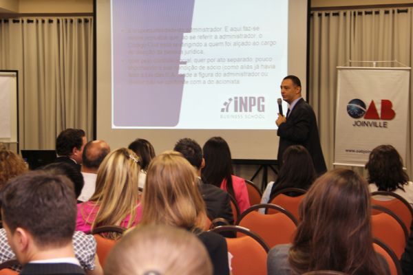 OAB Joinville promove palestra sobre a desconsidera��o da personalidade jur�dica