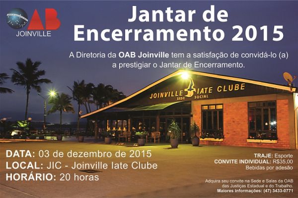 Jantar de Encerramento 2015