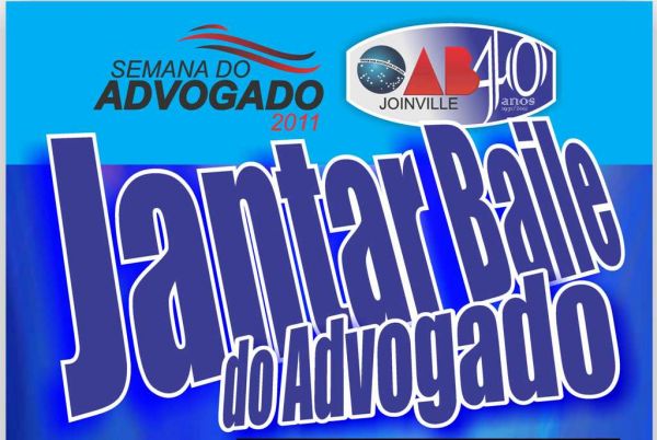 Jantar Baile dos Advogados - 12/08 - V12 Lounge - Garanta seu lugar!