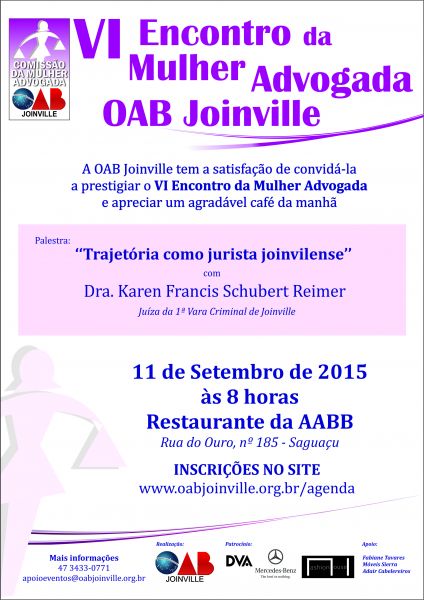 VI Encontro da Mulher Advogada