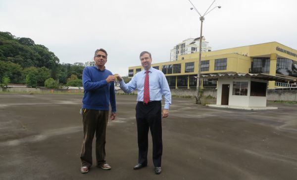 OAB Joinville recebe chaves de estacionamento exclusivo para Advogados pr�ximo ao F�rum Estadual