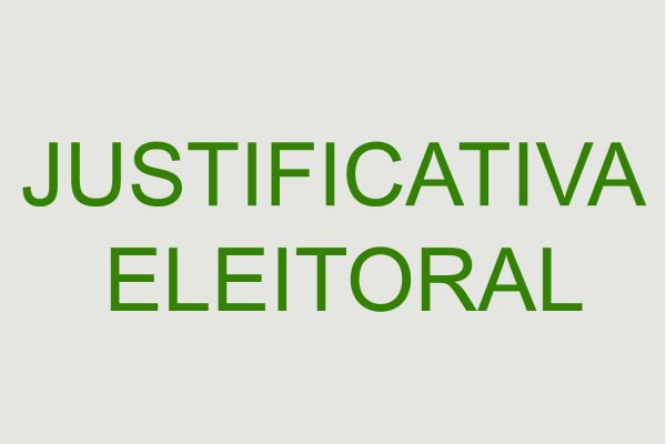 PRAZO PARA JUSTIFICATIVA ELEITORAL ENCERRA DIA 31/01/2016