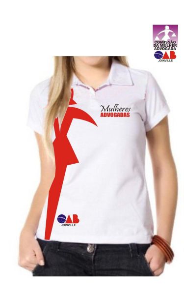 Camisas polo  "Mulheres Advogadas" da OAB Joinville chegam dia 20: Reserve a sua!