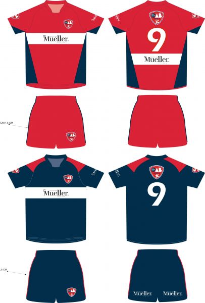 Uniformes A e B do time de futebol da OAB Joinville em produ��o!
