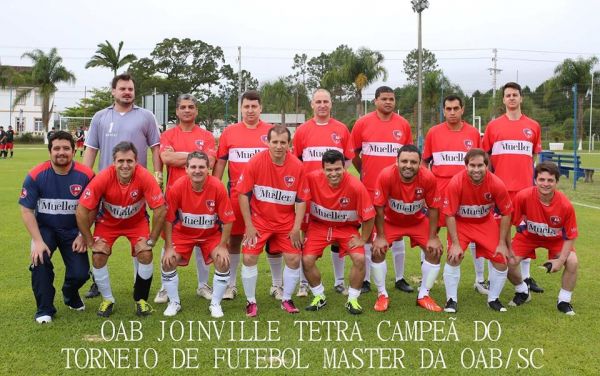 Time da OAB Joinville � campe�o Master de SC e est� na fase final do Campeonato Estadual de Futebol