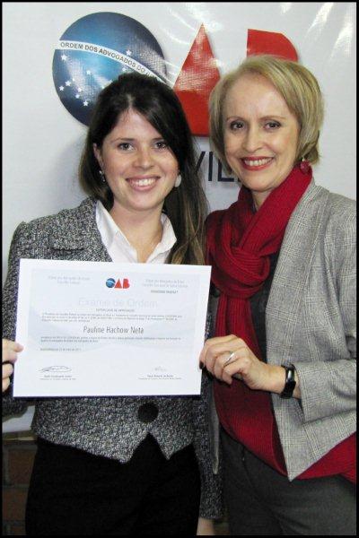 Aprovados no Exame de Ordem recebem certificados na OAB Joinville