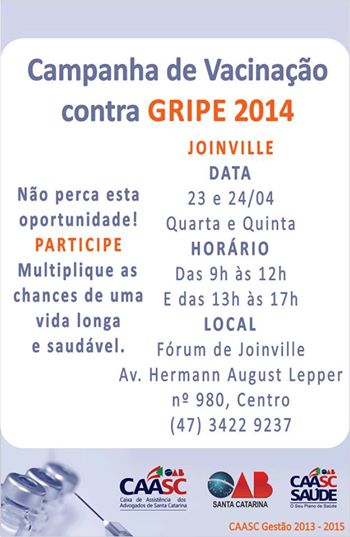 Campanha de Vacina��o Contra a Gripe