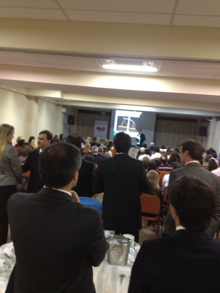 Advogados prestigiam o I Semin�rio de Direito do Trabalho da OAB Joinville