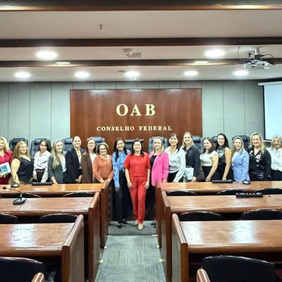 Comiss�o da Mulher Advogada da OAB Joinville realiza visita institucional � OAB Nacional