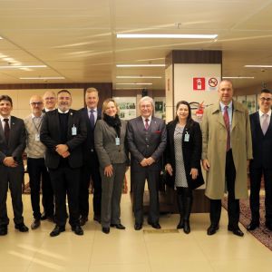 OAB Joinville participa de agenda institucional para viabiliza��o da nova sede da  Justi�a Federal no munic�pio