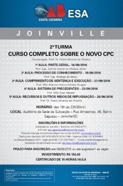 ESA: Curso Completo sobre o novo CPC