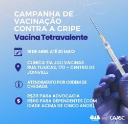 Campanha de Vacina��o - CAASC Joinville