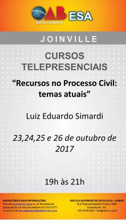 Curso telepresencial - Recursos do processo civil