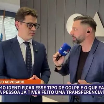 OAB Joinville concede entrevista � NDTV RECORD sobre o golpe do falso advogado