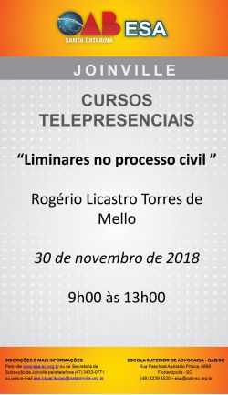 Curso Telepresencial - Liminares no processo civil