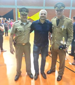 OAB Joinville participa da Formatura de uso do 1� uniforme dos alunos dos 6�s anos do Col�gio Policial Militar 