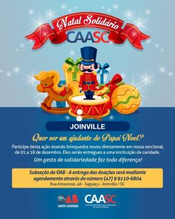 Natal solid�rio da CAASC