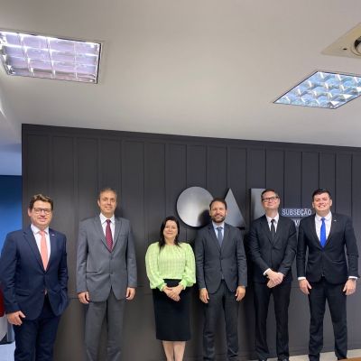 OAB Joinville recebe magistrados da  Justi�a Federal em visita institucional