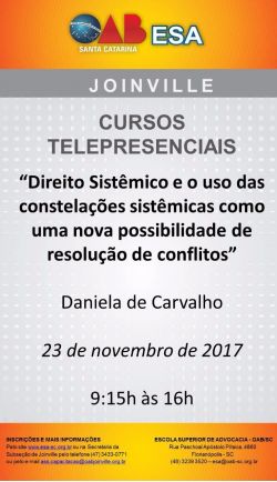 Curso telepresencial de novembro - Direito Sist�mico 