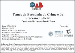 Temas da Economia do Crime e do Processo Judicial 