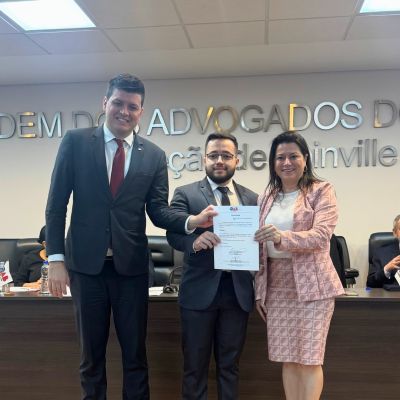 OAB Joinville nomeia presidente da Comiss�o de Direito do Tr�nsito