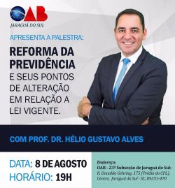 Palestra: Reforma da Previd�ncia 