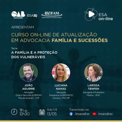ESA e IBDFAM far�o curso online gratuito de atualiza��o em advocacia fam�lia e sucess�es