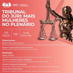 Painel: Tribunal do J�ri: Mais mulheres no Plen�rio