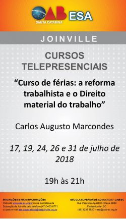 Curso Telepresencial- Reforma Trabalhista e o Direito Material do Trabalho 