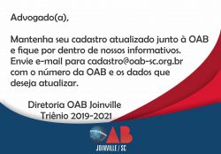 Mantenha seu Cadastro Atualizado