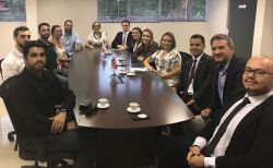 OAB Joinville recebe Delegados de Pol�cia para reuni�o institucional