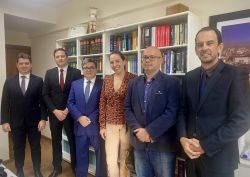 OAB Joinville realiza visita institucional � 1� Vara C�vel