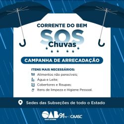 Corrente do Bem: SOS Chuvas