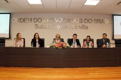 In�cio do I Ciclo de Palestras realizado pela Comiss�o de Direito de Fam�lia e Sucess�es e IBDFAM