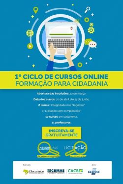 1� Ciclo de de cursos online: Forma��o para cidadania 