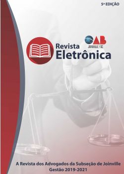 Abertura da chamada de artigos para publica��o na 5� Edi��o da Revista Eletr�nica da OAB Joinville