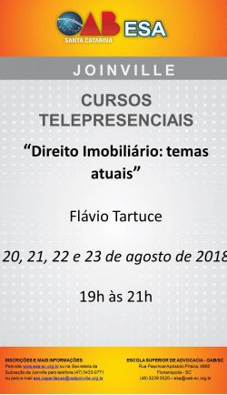 Curso Telepresencial- Direito Imobili�rio 