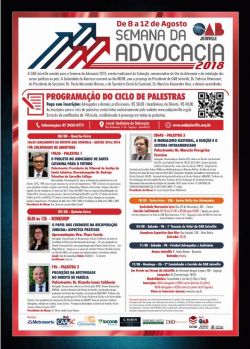 Release: OAB Joinville promove Semana da Advocacia 2018