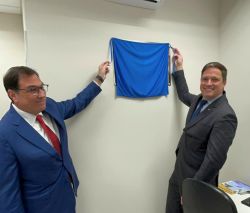 Inaugura��o da sala da OAB na  Comarca de Garuva