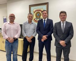 OAB Joinville realiza visita institucional � Pol�cia Federal