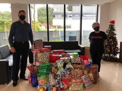 CAASC e OAB Joinville fazem doa��o de brinquedos arrecadados