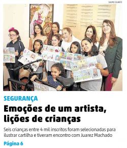 Comiss�o de Pol�ticas sobre Drogas re�ne vencedoras de concurso com artista Juarez Machado 