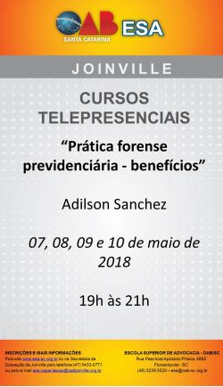 Curso telepresencial : Pr�tica forense previdenci�ria 