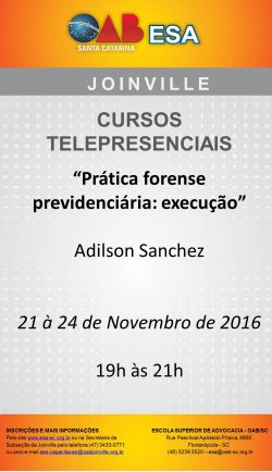 Curso telepresencial: pr�tica forense previdenci�ria - execu��o 