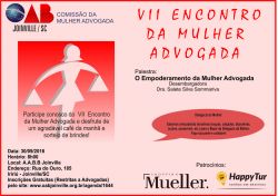 VII Encontro da Mulher Advogada