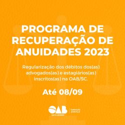 Programa de Recupera��o de Anuidades 2023