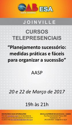 Curso telepresencial:Planejamento Sucess�rio 