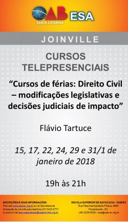 Curso telepresencial de janeiro - Direito Civil: modifica��es legislativas e decis�es judiciais de impacto  